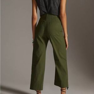 Maeve The Colette Cropped Wide- leg Pants